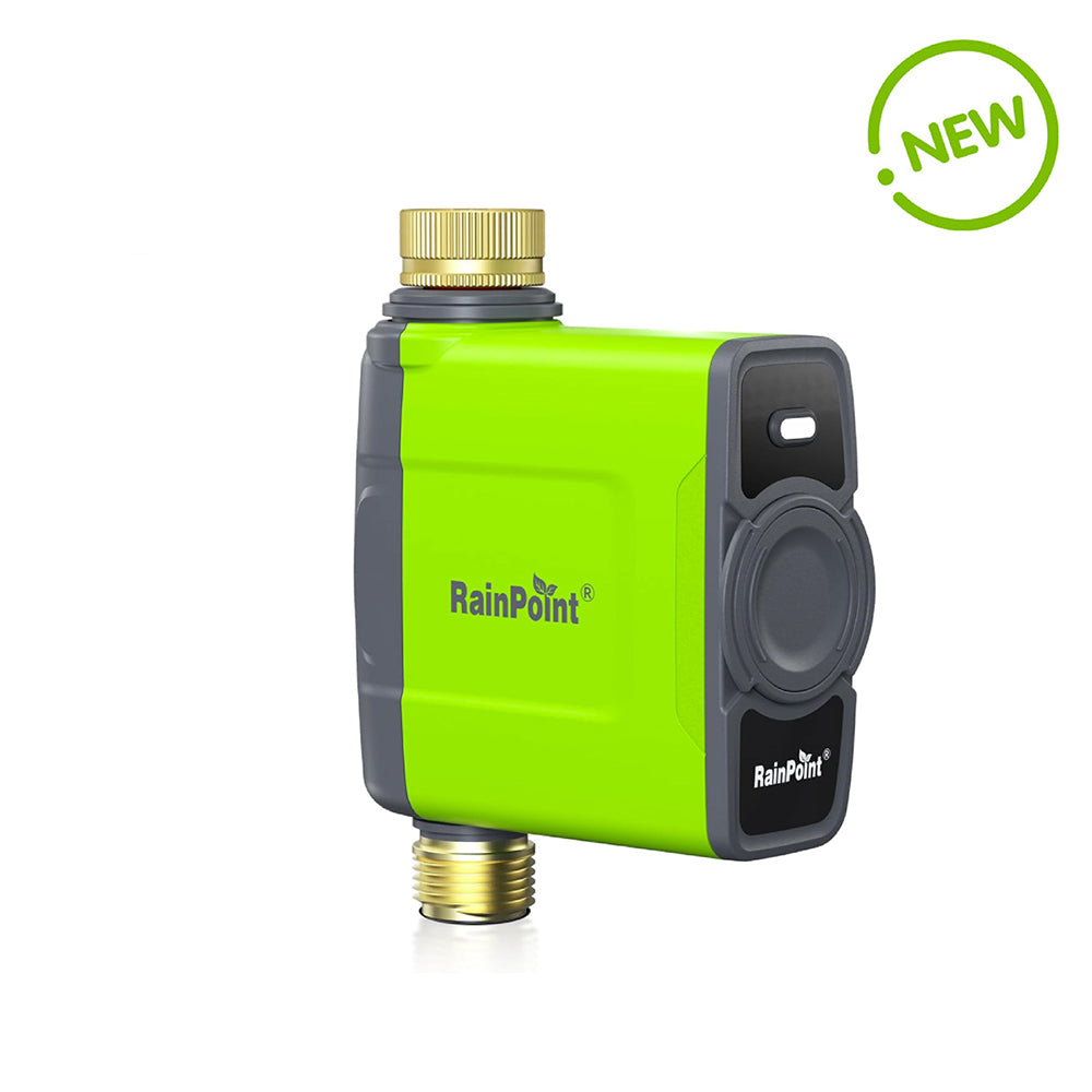 RAINPOINT WiFi Water Timer for Garden Hose (Brass Inlet & Outlet, No Gateway)