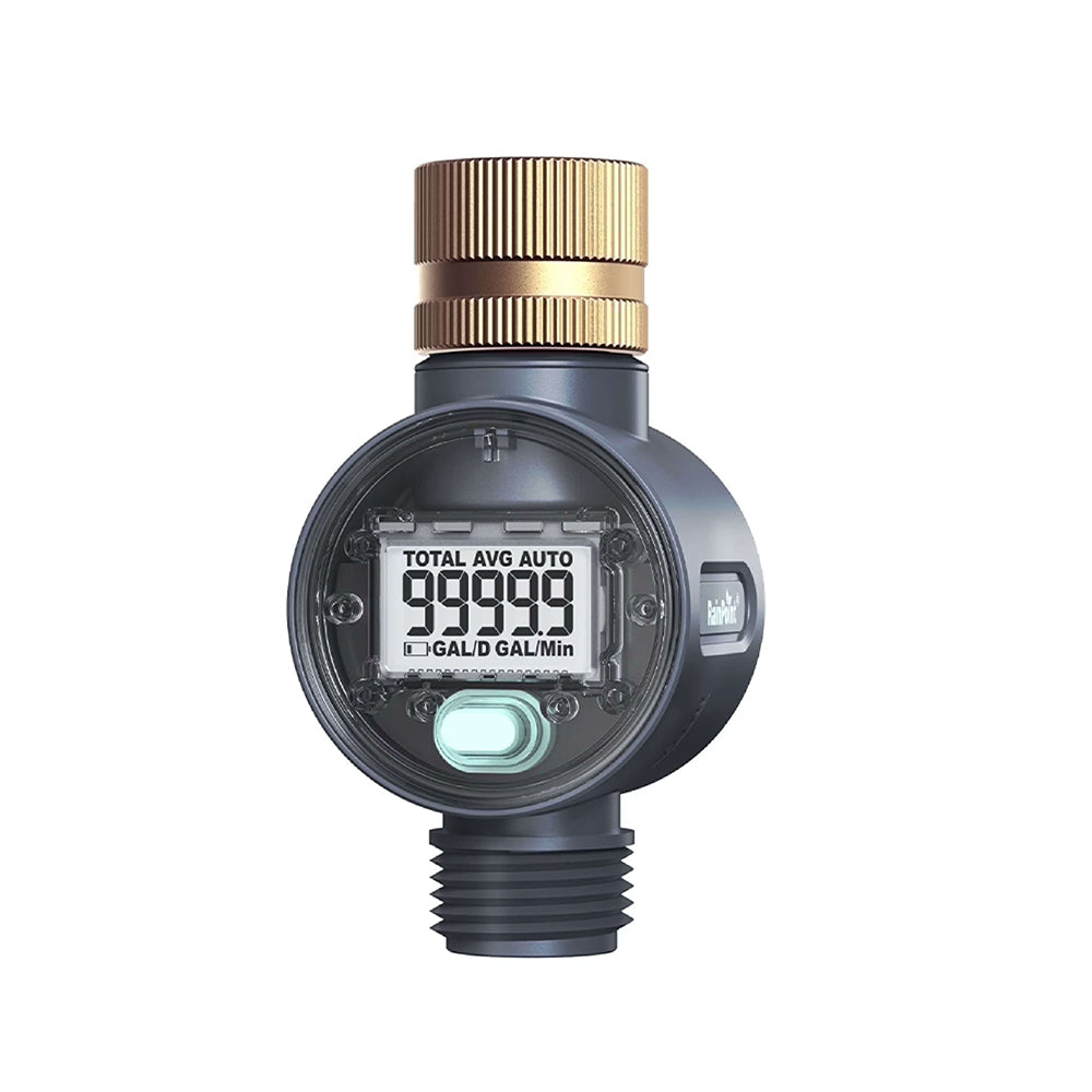 RainPoint Water Flow Meter for Garden Hose Watering
