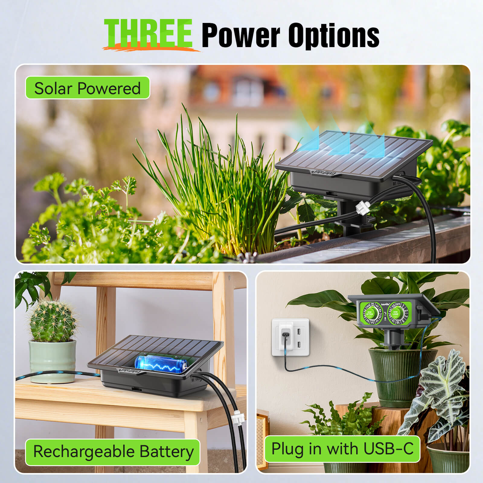 2-step setup irrigation kit