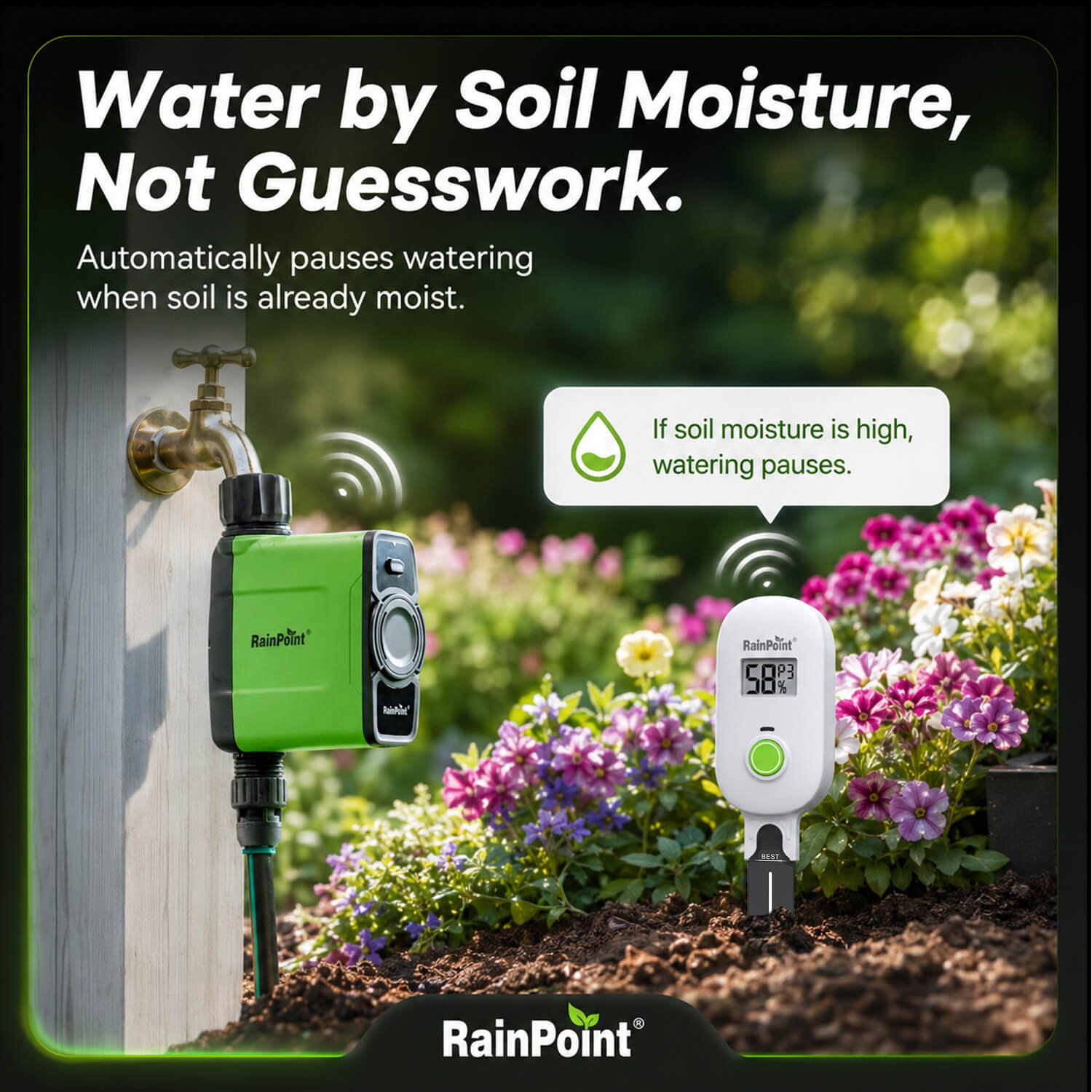 RainPoint Smart Irrigation System That Waters Only When Your Lawn Needs It