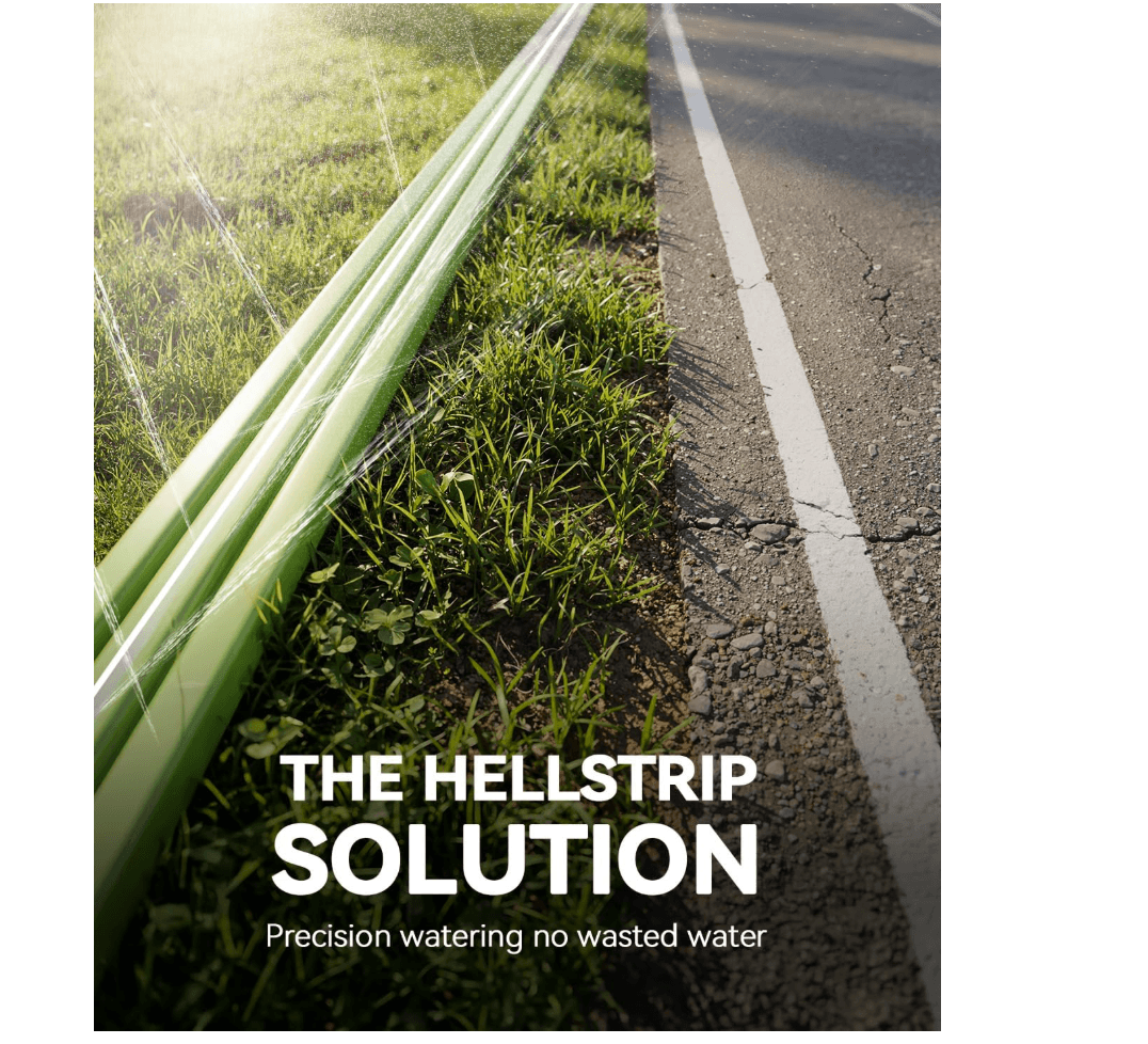 RAINPOINT Sprinkler Hose with Holes 100FT(50FT, 2Pack)