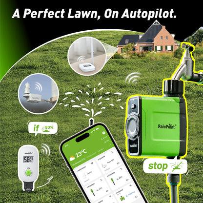 RainPoint Smart Irrigation System That Waters Only When Your Lawn Needs It