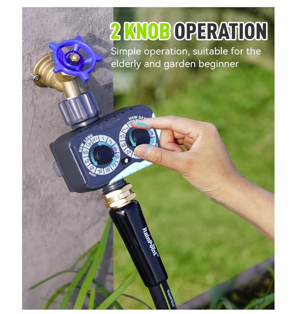 Lawn watering timer