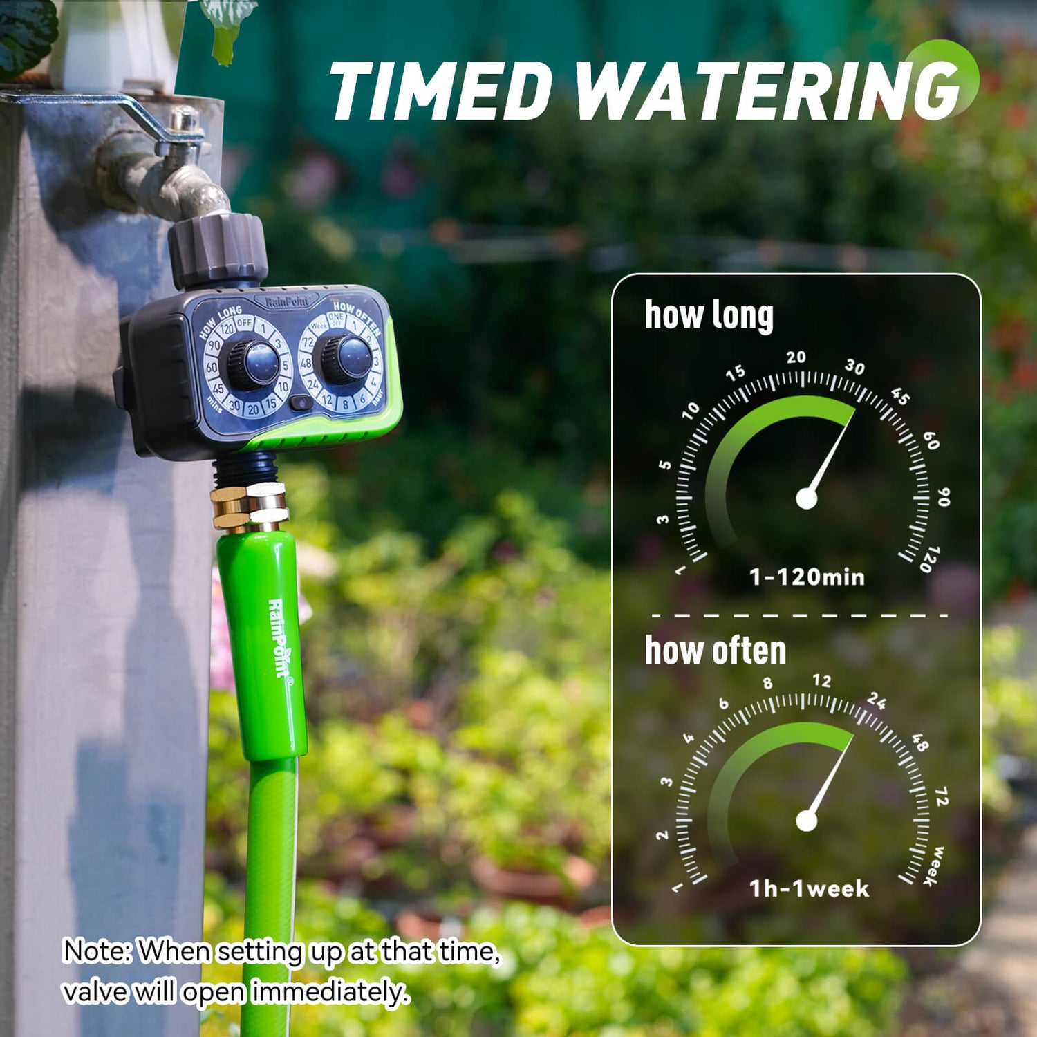 RainPoint 2 Dial Watering Timer for Sprinkler