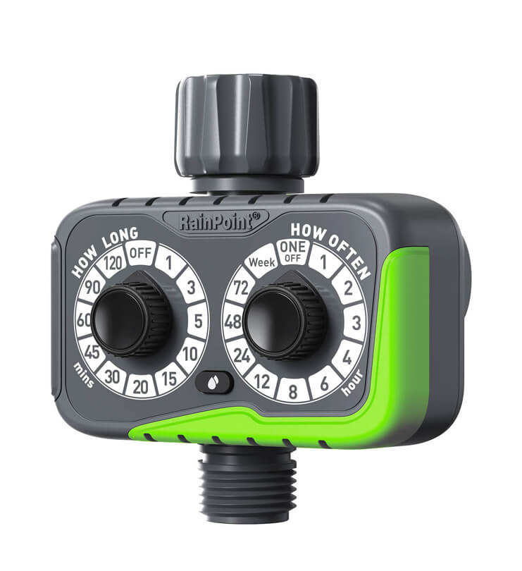 RainPoint 2 Dial Watering Timer for Sprinkler