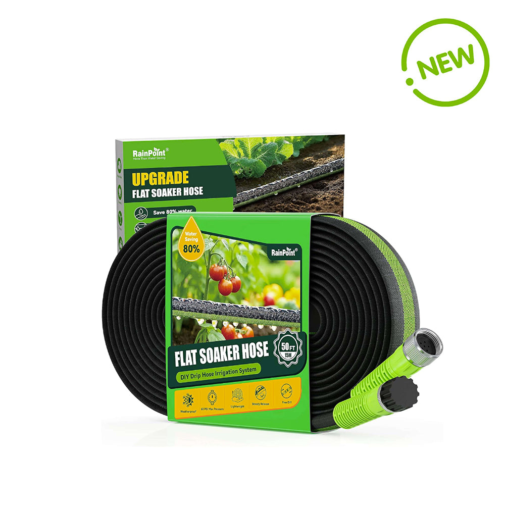 RAINPOINT Flat Soaker Hose 50ft