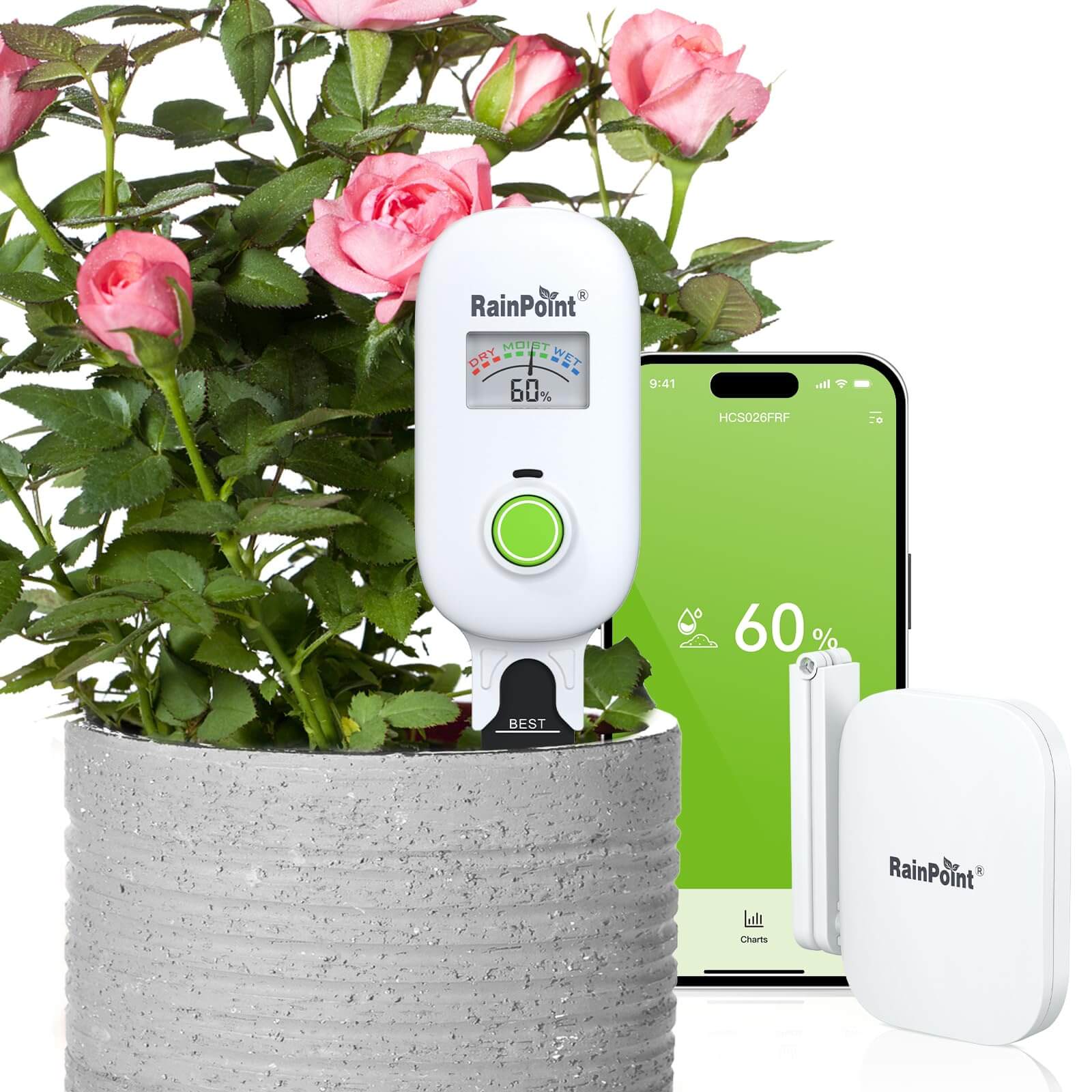 soil moisture meter with gateway