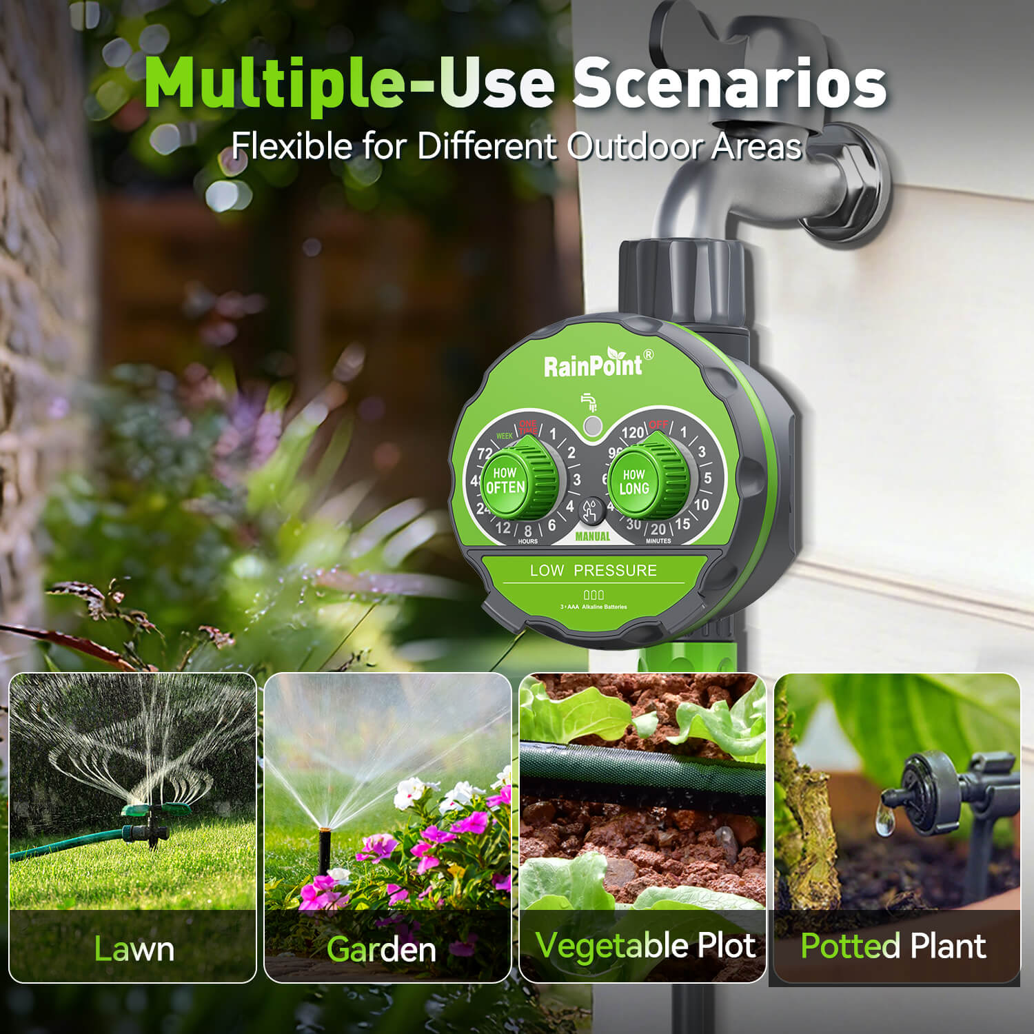 RainPoint Free Flow Water Timer