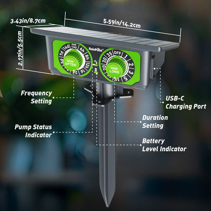 solar irrigation system for garden