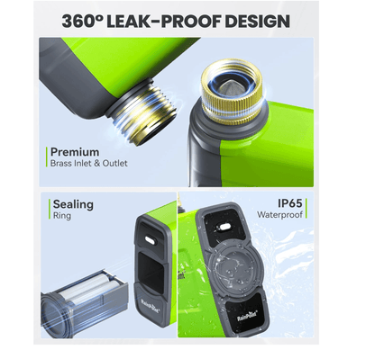 RAINPOINT WiFi Water Timer for Garden Hose (Brass Inlet &amp; Outlet, No Gateway)