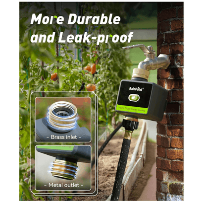 RAINPOINT Smart Water Timer with Brass Inlet &amp; Outlet (Not Include Gateway)
