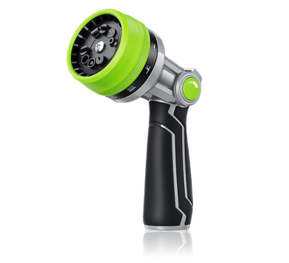 RAINPOINT Full-Metal Garden Hose Nozzle,Green