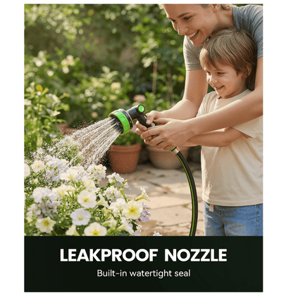 RAINPOINT Metal Garden Hose Nozzle – Heavy Duty High Pressure with Thumb Control