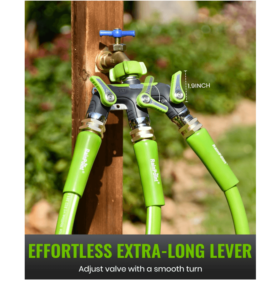 RAINPOINT 3 Way Hose Splitter(Green)