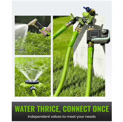 RAINPOINT 3 Way Hose Splitter(Green)
