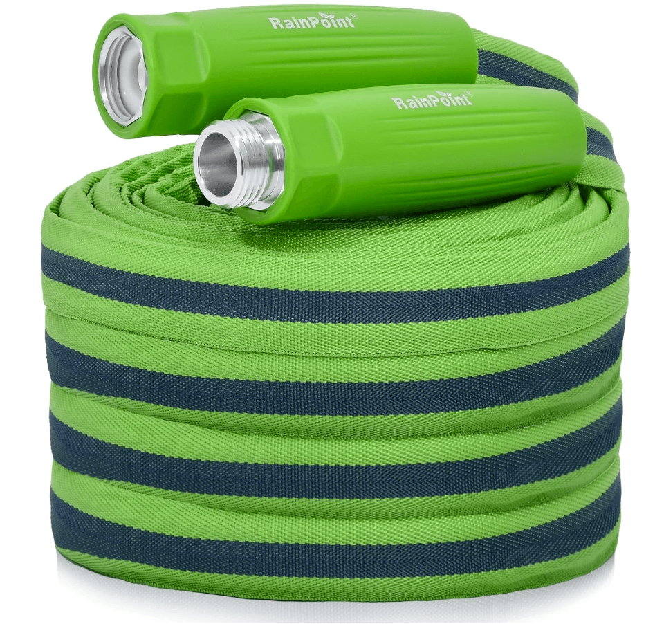 RAINPOINT Garden Hose 100FT, 3/4" Fittings