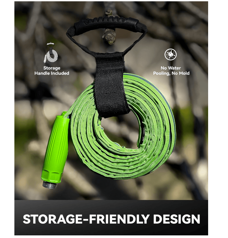 RAINPOINT Garden Hose 50FT, 3/4" Fittings