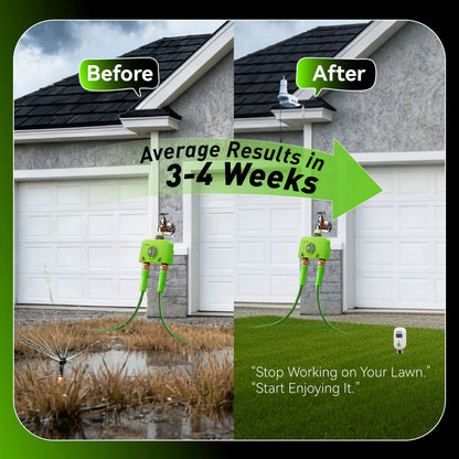 RainPoint Automated Lawn Watering Based on Soil Moisture &amp; Weather