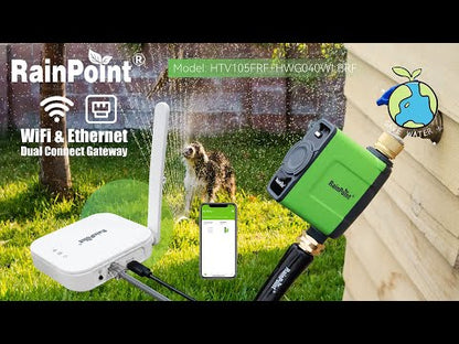RainPoint WiFi Water Timer, Brass Inlet (No WiFi Gateway)